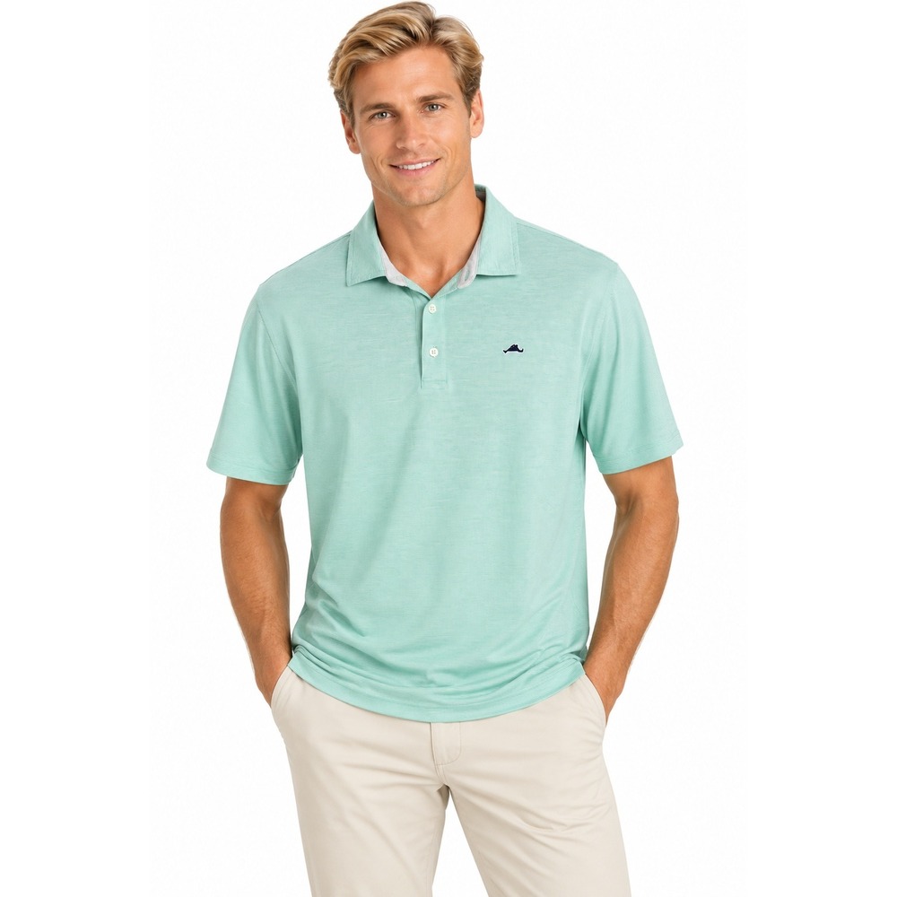 Vineyard Vines Polo M Green Edgartown Micro Stripe Nautical,Golf